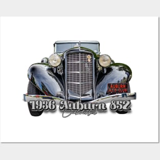 1936 Auburn 852 Cabriolet Posters and Art